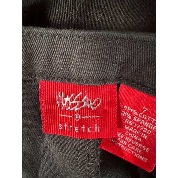 Mossimo Black Stretch Womens Pants Size 7 - Picture 8 of 16